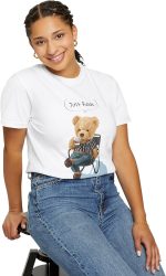 ⁦تي شيرت مطبوع عليه عبارة Just Relax Designer Bear Ralph Bear Lauren Bear Bootleg للجنسين للرجال والنساء G977⁩ - الصورة ⁦2⁩