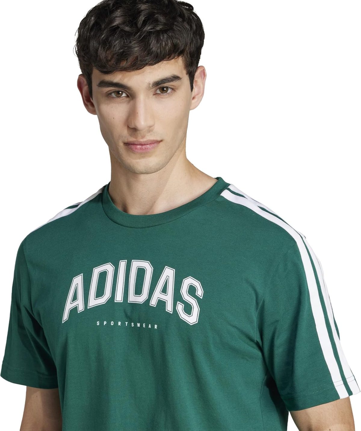 ⁦adidas Men Codes Collegiate Linear Graphic Tee⁩ - الصورة ⁦4⁩