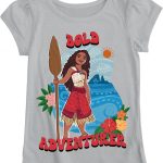 ديزني تي شيرت ديزني موانا 2 باكمام قصيرة - موانا وسيميا وهيهي - للفتيات مقاسات 2-16 من ديزني موانا 2 - موانا وسيميا وهيهي - مقاسات البنات 2-16