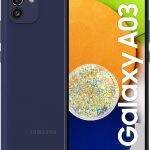 سامسونج هاتف ذكي جالكسي A03 بنظام اندرويد، شاشة انفينيتي في HD مقاس 6.5 انش، ذاكرة RAM 4GB وذاكرة داخلية قابلة للتوسيع 64GB، بطارية 5000mAh، ازرق، ازرق رائع