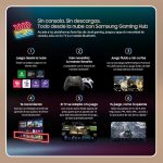 ⁦سامسونج تلفزيون ذكي، QLED، Q60D، 50 بوصة، 2024، حجم لون 100% مع كوانتوم دوت، ترقية 4K، تلفزيون سامسونج بلس، تصميم اير سليم - اصدار عالمي (مجدد)⁩ - الصورة ⁦6⁩