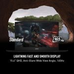 ⁦MSI لابتوب العاب كاتانا A15 AI 15.6 انش 165Hz QHD للالعاب، رايزن 9-8945HS، انفيديا جيفورس RTX 4070، 32GB DDR5، 1TB NVMe SSD، كولر بوست 5، ويندوز 11: اسود B8VG-450US⁩ - الصورة ⁦5⁩