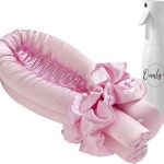 اداة تجعيد الشعر بدون حرارة مع زجاجة رذاذ. شريط راس لتمويج الشعر بدون حرارة، ادوات تصفيف الشعر للشعر الطويل والمتوسط للنساء، ناعمة ولامعة (زهري) من الساتان لتجعيد الشعر بدون حرارة