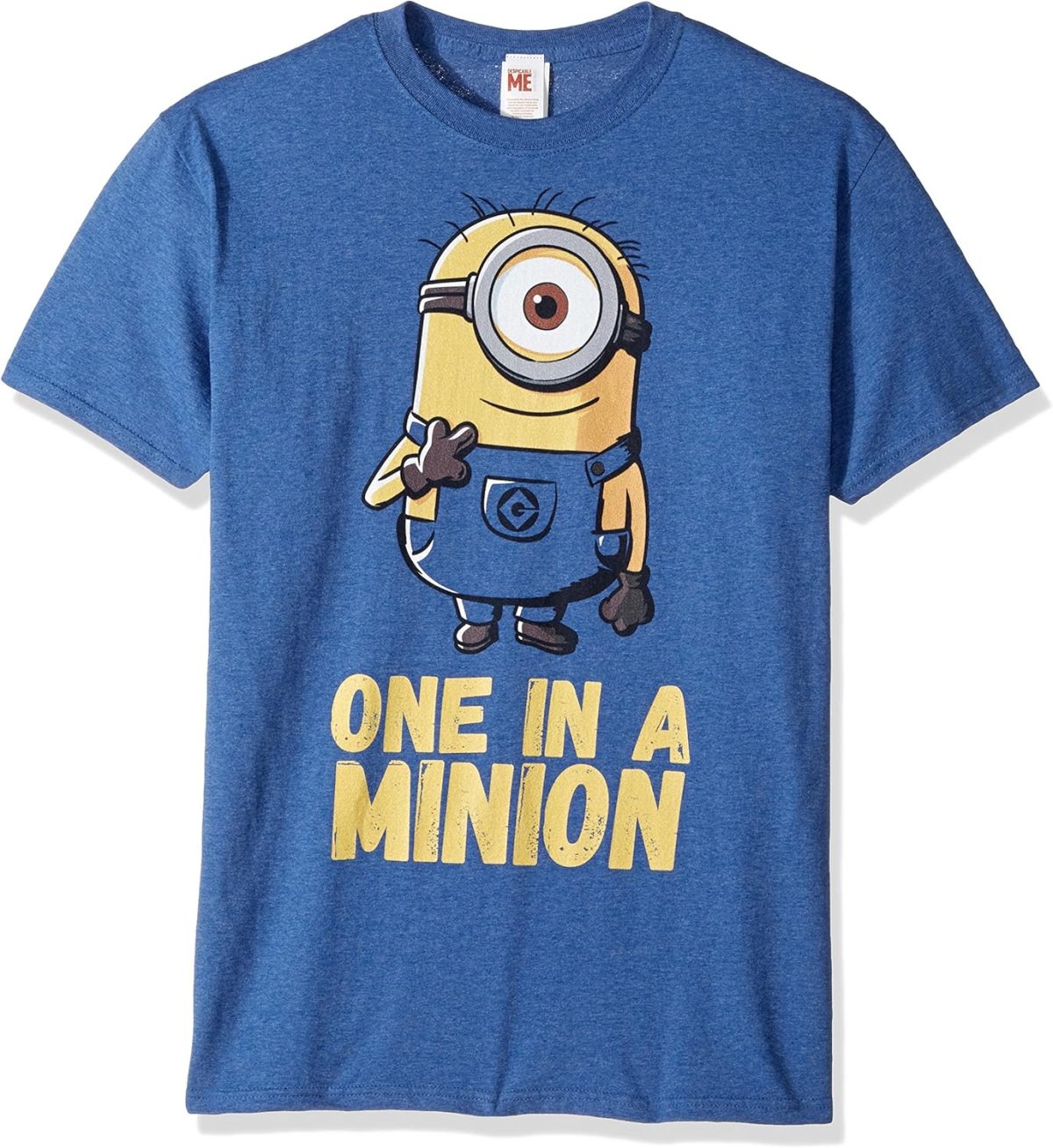 تيشيرت رجالي مطبوع عليه عبارة "Despicable Me Minions Stuart One In a Million Funny Graphic Tee