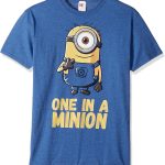 تيشيرت رجالي مطبوع عليه عبارة "Despicable Me Minions Stuart One In a Million Funny Graphic Tee