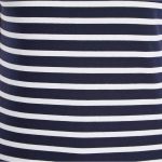 ⁦تي شيرت نوتيكا للنساء مريح للغاية من القطن المرن برقبة على شكل حرف V مخطط فائق النعومة⁩ - الصورة ⁦6⁩