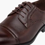 ⁦LBL By Shoexpress 230617-6 Men Solid Lace-Up Derby Shoes⁩ - الصورة ⁦5⁩