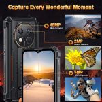 ⁦اوكتيل هاتف ذكي G1 متين غير مقفل - 24+256GB/1TB اندرويد 14 شاشة 6.55 انش HD كاميرا خلفية 48MP بطارية 10600mAh IP68/IP69K، ثنائي شرائح الاتصال/ان اف سي/بصمة الاصبع 2025⁩ - الصورة ⁦7⁩