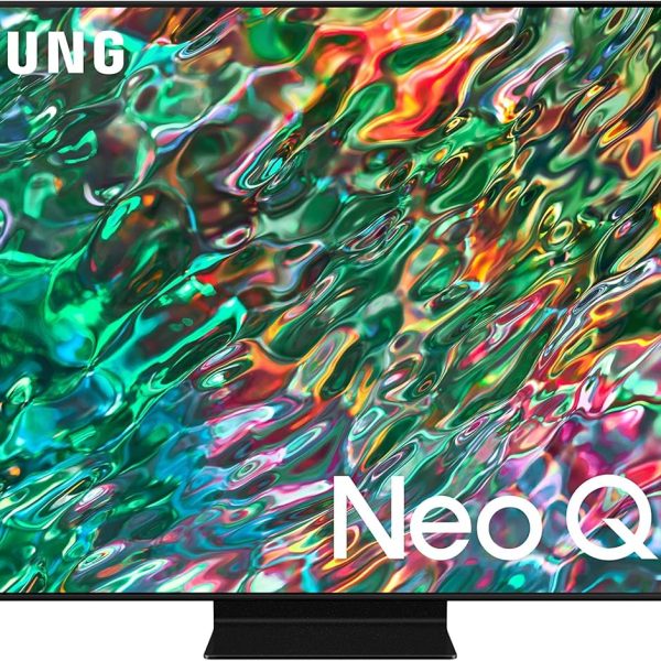 سامسونج 65 انش كلاس نيو QLED 4K QN90B سلسلة ميني LED كوانتوم HDR 32x دولبي اتموس + زاوية رؤية فائقة مضادة للوهج في موديل 2022 - اصدار عالمي (مجدد)