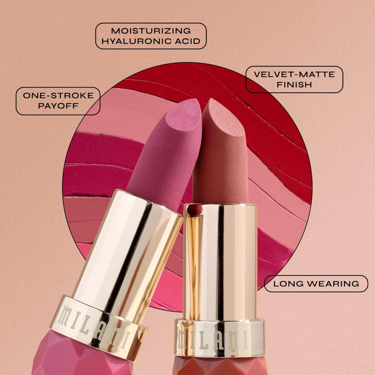 ⁦ميلاني مستحضرات تجميل ميلاني Color Fetish Matte The Nude Collection 430 Secret⁩ - الصورة ⁦4⁩