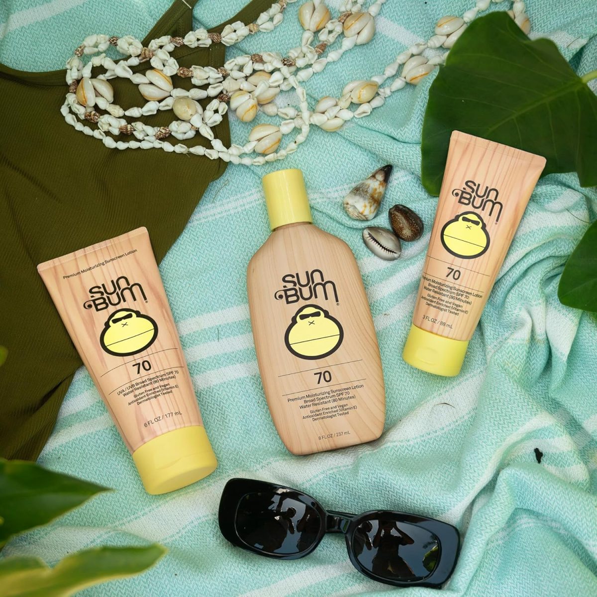 ⁦Sun Bum Spf 70 Original Sunscreen Lotion, 237 Ml⁩ - الصورة ⁦6⁩