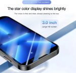 ⁦هاتف ذكي صغير XS18 الجيل الثالث 3G من سويس، شاشة لمس 3 انش، ثنائي شرائح الاتصال 2GB RAM 16GB ROM، 1000mAh، كاميرا 0.3 ميجابكسل + 2 ميجابكسل، اندرويد 8.1 رفيع للغاية (بينك)⁩ - الصورة ⁦4⁩