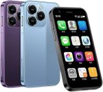 ⁦SOYES XS15 Mini smartphone 3G Unlocked 3.0'' Touch Screen 1000mAh Battery Cell Phone 8.1 ultra,2GB+16GB Mobile (PURPLE)⁩ - الصورة ⁦3⁩
