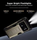 ⁦جوال S200 ماكس متين بسعة 16GB و512GB وبطارية 22000mAh وقدرة 66 واط وشاشة خلفية 1.35 انش وشاشة خلفية 6.75 انش 120Hz ديمنستي 7050 ان اف سي⁩ - الصورة ⁦2⁩