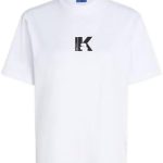 تي شيرت كارل لاغرفيلد جينز للنساء من كارل لاغرفيلد جينز ريج اس اس بلوجو