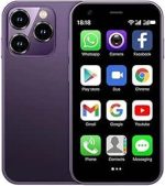 SOYES XS15 Mini smartphone 3G Unlocked 3.0'' Touch Screen 1000mAh Battery Cell Phone 8.1 ultra,2GB+16GB Mobile (PURPLE)