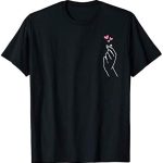 موني سيفرز تي شيرت KPOP Finger love الكوري K-P-O-P