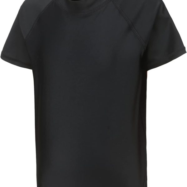 بدلة سباحة للاولاد باكمام طويلة من قطعة واحدة للحماية من الطفح الجلدي للاولاد بعمر 5-14 سنة