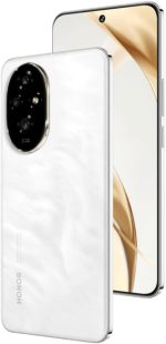 ⁦Honor 200 Dual-SIM 512GB ROM + 12GB RAM (GSM | CDMA) Factory Unlocked 5G Smartphone (Moonlight White) - International Version⁩ - الصورة ⁦2⁩
