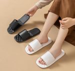 ⁦صندل منزلق قابل للطي للنساء، حذاء استحمام نحيف ومحمول وسريع الجفاف، شبشب مريح غير قابل للانزلاق للمنزل والسفر والفنادق، مقاس M (39-41)⁩ - الصورة ⁦6⁩