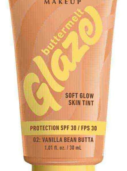 NYX Professional Makeup Buttermelt Glaze Soft Glow Skin Tint + SPF/FPS 30, Foundation, 12h Wear, Vanilla Bean Butta