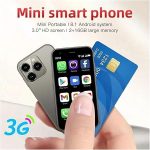 ⁦SOYES XS15 Mini smartphone 3G Unlocked 3.0'' Touch Screen 1000mAh Battery Cell Phone 8.1 ultra,2GB+16GB Mobile (PURPLE)⁩ - الصورة ⁦4⁩