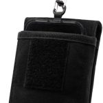 REELOQ Pro Smartphone Protection with Backpack for Mobile Phone and Roll-Up Security Cable for Mobile Phone, Black, Strap Version