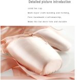 ⁦OPASDH Ballet Pointe Shoes Soft Satin And Canvas Dance Shoes,with Sewed Ribbon For Girls Womens(recommended To Choose One Size Up)⁩ - الصورة ⁦7⁩