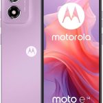 موتورولا هاتف موتو E14 XT2421-12 ثنائي شرائح الاتصال | ذاكرة رام 2 جيجابايت + تخزين 64 جيجابايت | جي اس ام مفتوح من المصنع | موديل عالمي - (لافندر)