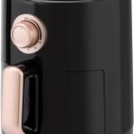 مقلاة هوائية GAF37516N 1100 واط مع مصابيح LED للتشغيل والايقاف ومؤقت 30 دقيقة، سعة 1.8 لتر، اسود من جيباس