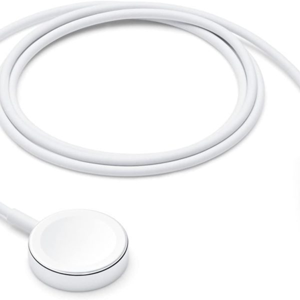 شاحن مغناطيسي سريع مطور لساعة ابل الى كيبل USB-C (1 متر/محمول) شحن لاسلكي مغناطيسي متوافق مع سلسلة ساعات ابل 8/7/6/SE/5/4/3/2/1 من اكسيفور