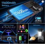 ⁦هاتف ذكي تانك 4 برو 5G مع جهاز عرض 720P ديمنستي 8300 36GB+1TB جوال 3k AMOLED اندرويد 14⁩ - الصورة ⁦4⁩