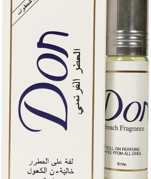 زيت عطري دوار من دون | خالي من الكحول | يدوم طويلا | مزيج ممتاز من الزيوت العطرية الطبيعية والصناعية | امن على البشرة ومناسب للسفر | 6 مل