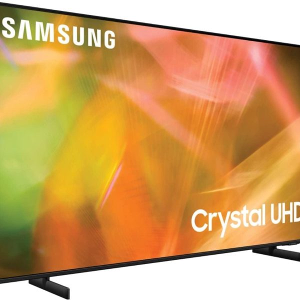 سامسونج 85 بوصة كلاس كريستال 4K UHD سلسلة AU8000 HDR، 3 منافذ HDMI، موشن اكسسيليراتور، تاب فيو، الكمبيوتر على التلفزيون، كيو سيمفوني، تلفزيون ذكي 2021 - اصدار عالمي