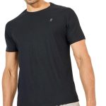 تي شيرت مايكرو بيكيه سريع الجفاف رجلان بقصة عادية للرجال من ستايلي