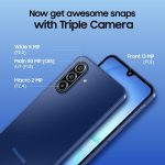⁦سامسونج جوال جالكسي A17 5G ازرق (ذاكرة RAM 6GB / تخزين 128GB) اندرويد | مع شاحن | 6 تحديثات لنظام التشغيل وشاشة كبيرة وكاميرا 50MP OIS | اصدار انديان فيرسون⁩ - الصورة ⁦5⁩