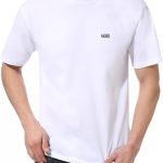 تي شيرت رجالي من فانس بطبعة الشعار على الجهة اليسرى من الصدر