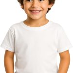 موني سيفرز تيشرت للاولاد برقبة دائرية من القطن الخالص بوزن 170 غرام لكل متر مربع بالوان اساسية