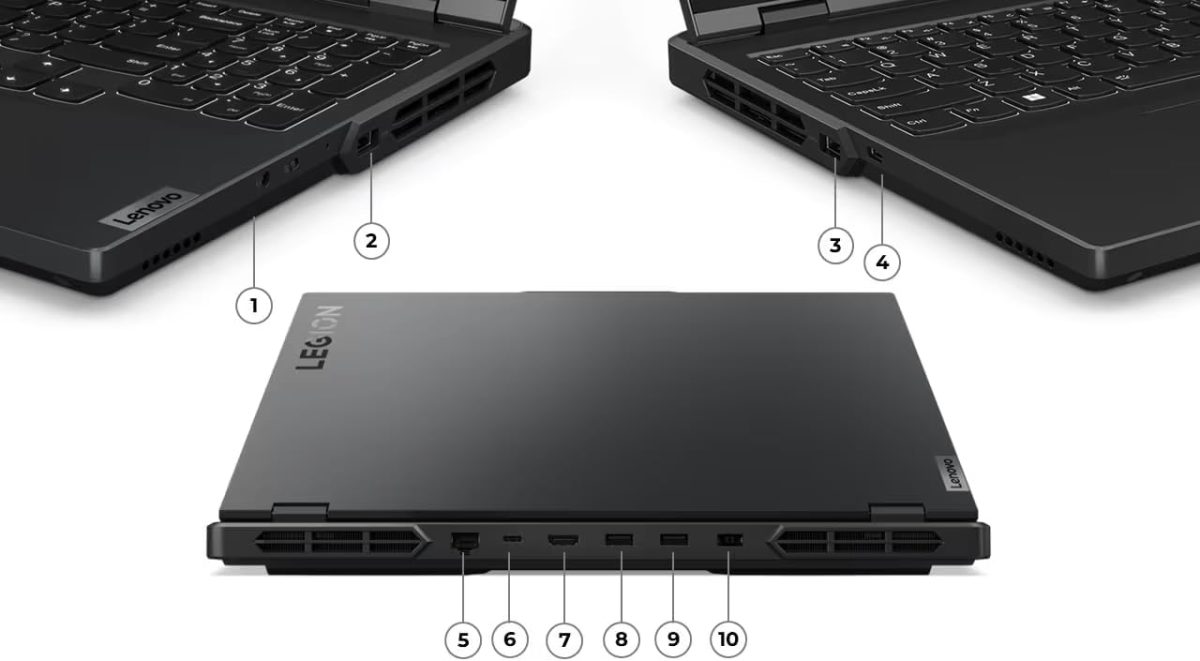 ⁦لينوفو لابتوب العاب ليجن برو 5 الجيل 14 انتل كور i7-14650HX 16GB RAM 1TB SSD انفيديا RTX 4060 8GB، شاشة WQXGA 16 انش، شريحة العاب ذكاء اصطناعي، كيبورد باضاءة خلفية، ويندوز 11، اسود اونيكس (مطور)⁩ - الصورة ⁦3⁩