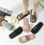 ⁦صندل منزلق قابل للطي للنساء، حذاء استحمام نحيف ومحمول وسريع الجفاف، شبشب مريح غير قابل للانزلاق للمنزل والسفر والفنادق، مقاس M (39-41)⁩ - الصورة ⁦2⁩