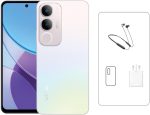واي 19 اس برو AI فضي لؤلؤي 6+6GB RAM، 128GB)| كاميرا 50MP| شاشة 6.68 HD+| تصنيف IP64 اس جي اس العسكري | مكبرات صوت مزدوجة | شاحن 44 واط مع شريط للرقبة - اصدار الشرق الاوسط