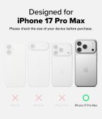 ⁦Ringke Silicone Magnetic Compatible with iPhone 17 Pro Max Case Back Cover Strong Magnet [3-Layer Liquid Silicone] Long Lasting Silky Feel Anti-Fingerprint - Black⁩ - الصورة ⁦2⁩