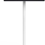 تلفزيون ذكي محمول بعجلات مقاس 24 بوصة مع كاميرا مدمجة، تلفزيون لاسلكي قابل للسحب، شاشة تعمل باللمس 1080p، نظام تشغيل اندرويد 12، للاعمال المنزلية