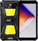 جوال ذكي G5 متين باضاءة مزدوجة للتخييم من اوكيتيل 16GB (4+12) +128GB 6300mAh 5MP 13MP 6 انش HD (اسود)