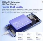 ⁦هاتف ذكي تايجر 13 5G 24 (8+16) GB+256GB شاشة 6.67 انش، كاميرا 50MP بالذكاء الاصطناعي 5000mAh ان اف سي من شانديليك⁩ - الصورة ⁦5⁩