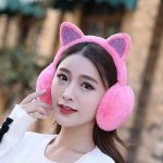⁦اغطية اذن قطة شتوية دافئة للنساء والفتيات بتصميم لطيف من الفرو الصناعي لتدفئة الاذن⁩ - الصورة ⁦5⁩