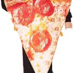 مجموعة زي بيتزا مضحك للاطفال من ازوني، زي تنكري للهالوين للاولاد والبنات، زي تنكري مضحك للاطفال والمراهقين، دعائم كشك الصور، اكسسوارات للحفلات التنكرية، مقاس واحد