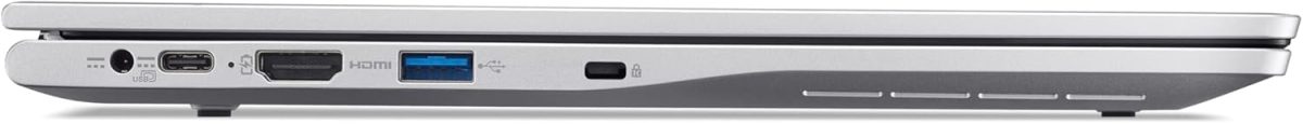⁦ايسر لاب توب اسباير لايت AL14 الجيل 13 انتل كور i5-1334U 10 نواة حتى 4.6GHz/16GB DDR5 RAM/512GB SSD/بطاقة رسومات انتل ايرس XE/شاشة 14 انش WUXGA IPS سليمبورد/ويندوز 11 هوم/واي فاي-6/فضي نقي⁩ - الصورة ⁦3⁩