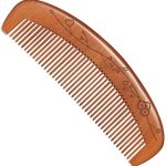 اس او دبليو يو جي اي مشط شعر مصنوع يدويا بدون كهرباء ساكنة من خشب الصندل الطبيعي للجميع