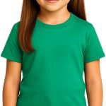 برينتس شوب 4مي تي شيرت للفتيات الصغيرات برقبة دائرية واكمام قصيرة - تي شيرت من القطن الناعم الخالص - مثالي للصيف والمدرسة والرياضة